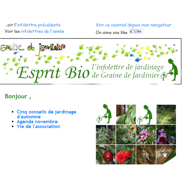 S'abonner à l'infolettre