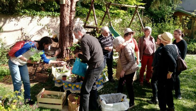 Troc dans le jardin de Graine de Jardinier