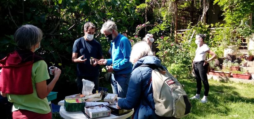 Troc dans le jardin de Graine de Jardinier